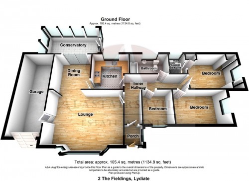 Floorplan for 2 The Fieldings, L31