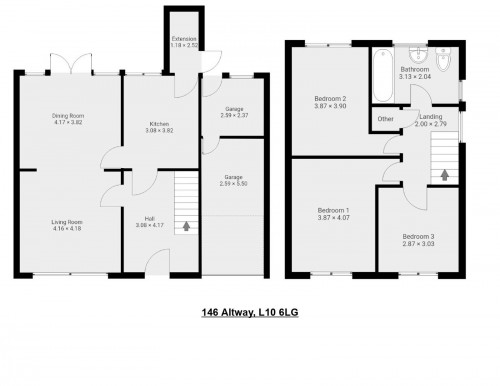 Floorplan for 146 Altway, L10