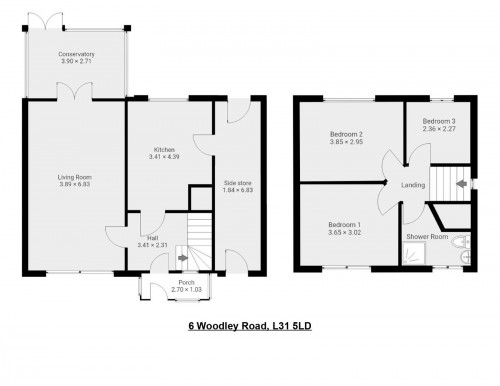 Floorplan for 6 Woodley Road, L31