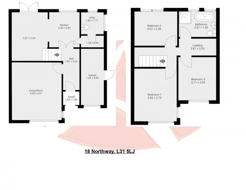 Floorplan for 18 Northway, L31