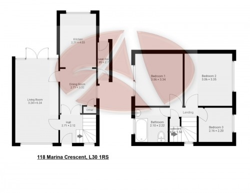 Floorplan for 118 Marina Crescent, L30