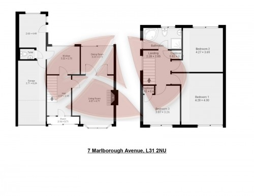 Floorplan for 7 Marlborough Avenue, L31
