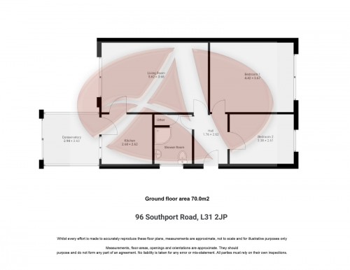 Floorplan for 96 Southport Road, L31