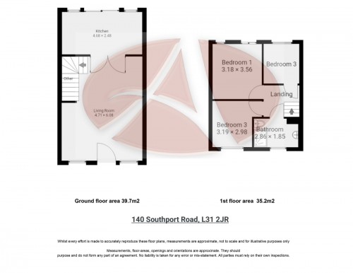 Floorplan for 140 Southport Road, L31