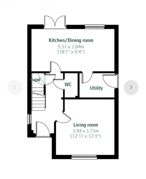 Floorplan for 5 Heron Way, L31