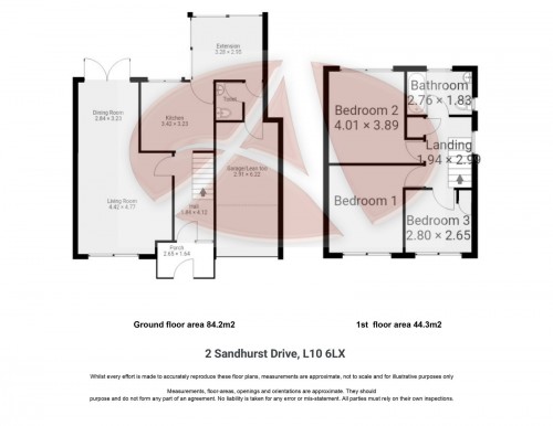 Floorplan for 2 Sandhurst Drive, L10