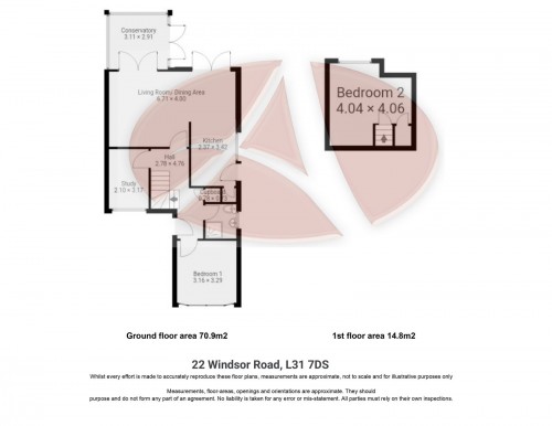 Floorplan for 22 Windsor Road, L31