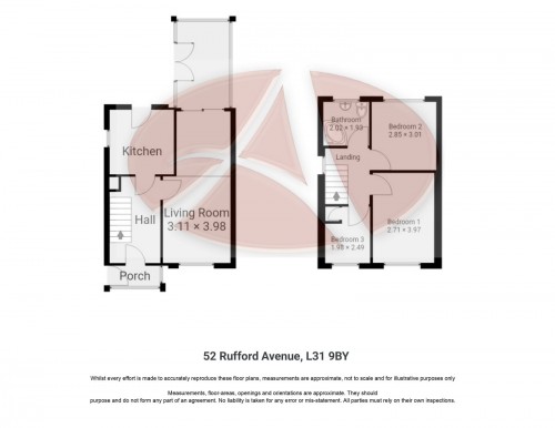 Floorplan for 52 Rufford Avenue, L31