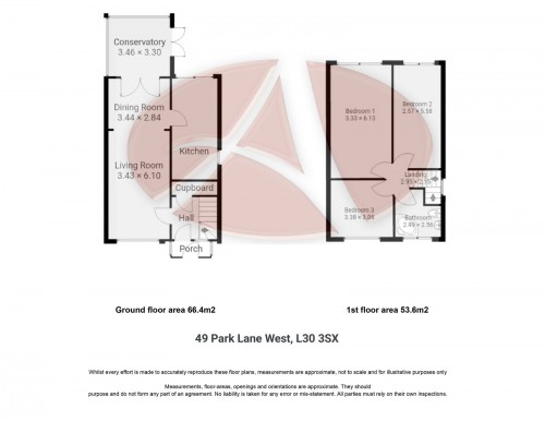 Floorplan for 49 Park Lane West, L30