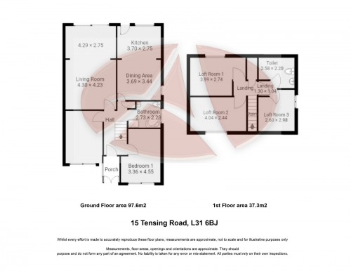 Floorplan for 15 Tensing Road, L31