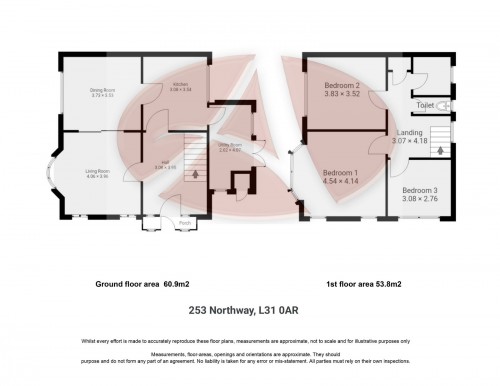 Floorplan for 253 Northway, L31