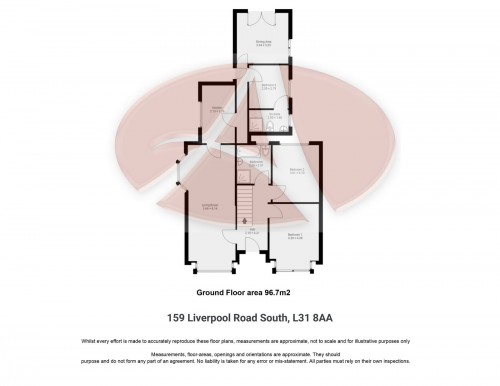 Floorplan for 159 Liverpool Road South, L31