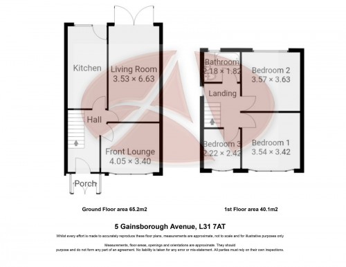 Floorplan for 5 Gainsborough Avenue, L31