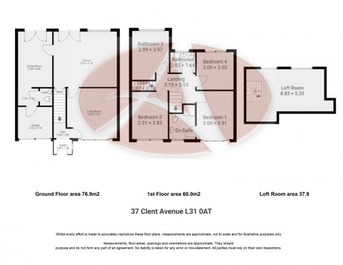 Floorplan for 37 Clent Avenue , L31