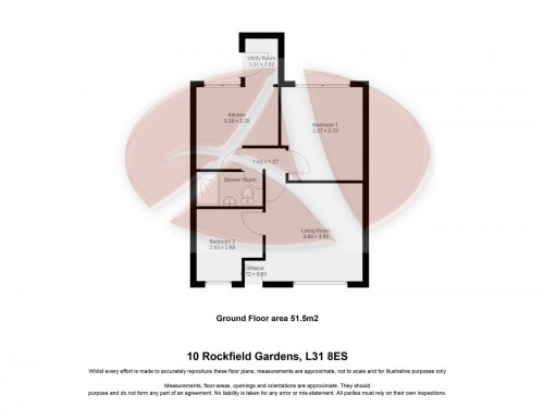 Floorplan for 10 Rockfield Gardens, L31