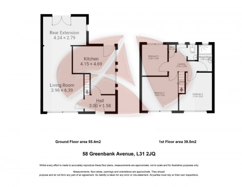 Floorplan for 58 Greenbank Avenue, L31