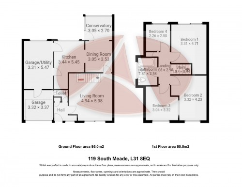 Floorplan for 119 South Meade, L31