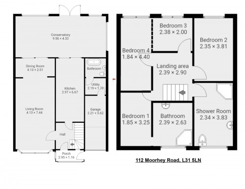 Floorplan for 112 Moorhey Road, L31