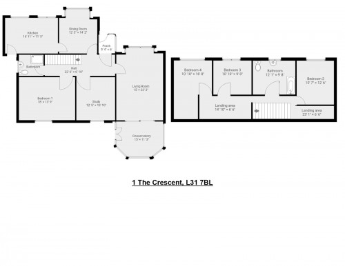 Floorplan for 1 The Crescent, L31