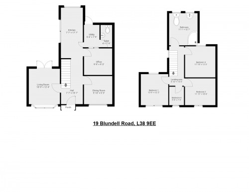 Floorplan for 19 Blundell Road, L38