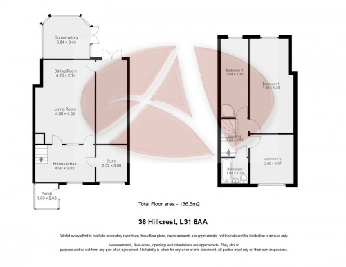 Floorplan for 6 Hillcrest, L31