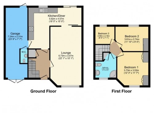 Floorplan for 4 Netherton Grange, L30