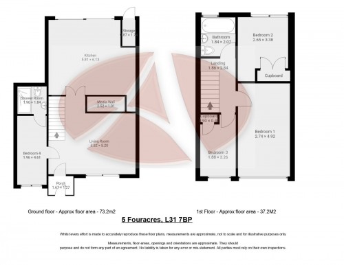 Floorplan for 5 Fouracres, L31