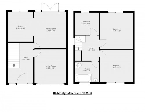 Floorplan for 84 Mostyn Avenue, L10