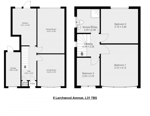 Floorplan for 5 Larchwood Avenue, L31