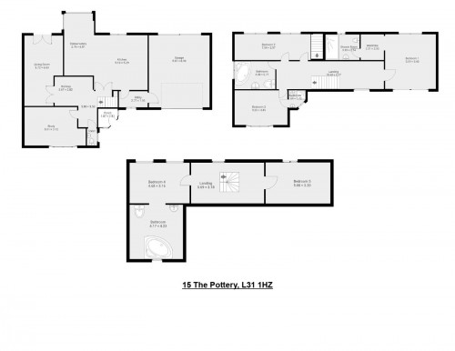Floorplan for 15 The Pottery, L31