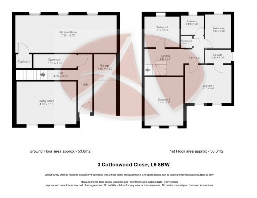 Floorplan for 3 Cottonwood Close, L9