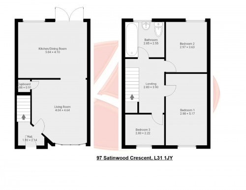 Floorplan for 97 Satinwood Crescent, L31
