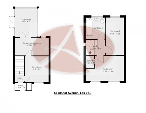 Floorplan for 58 Alscot Avenue, L10