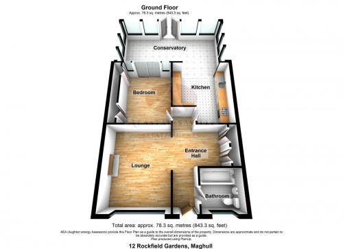 Floorplan for 12 Rockfield Gardens, L31