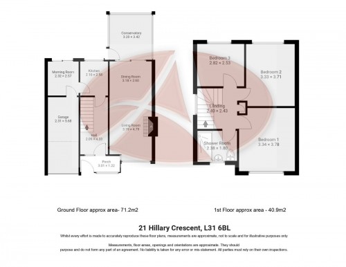 Floorplan for 21 Hillary Crescent, L31
