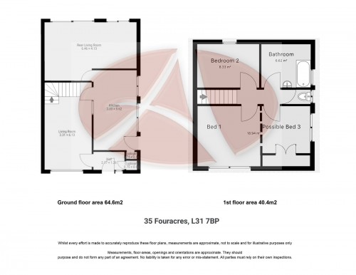 Floorplan for 35 Fouracres, L31